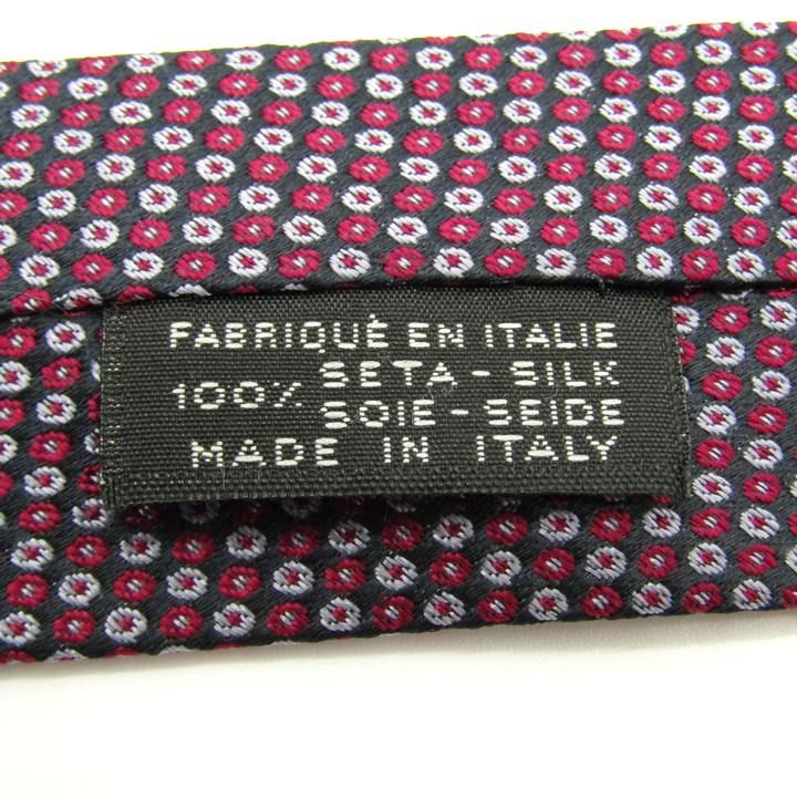 シャネル ブランド ネクタイ ココマーク 小紋柄 ドット柄 シルク