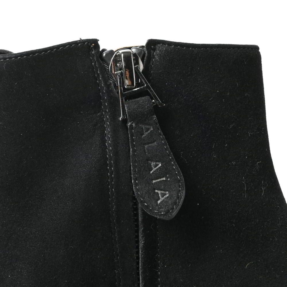 スエード レースアップ