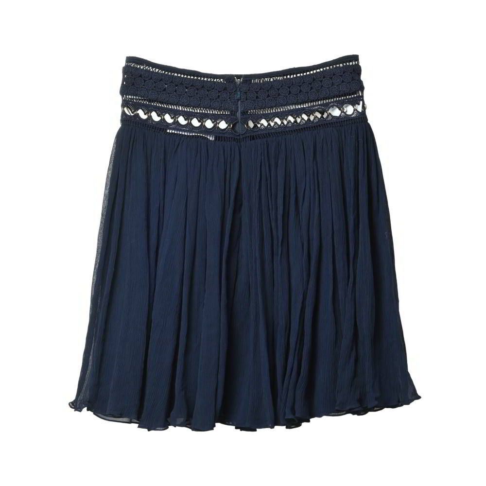 Chloe シルク アコーディオンスカート