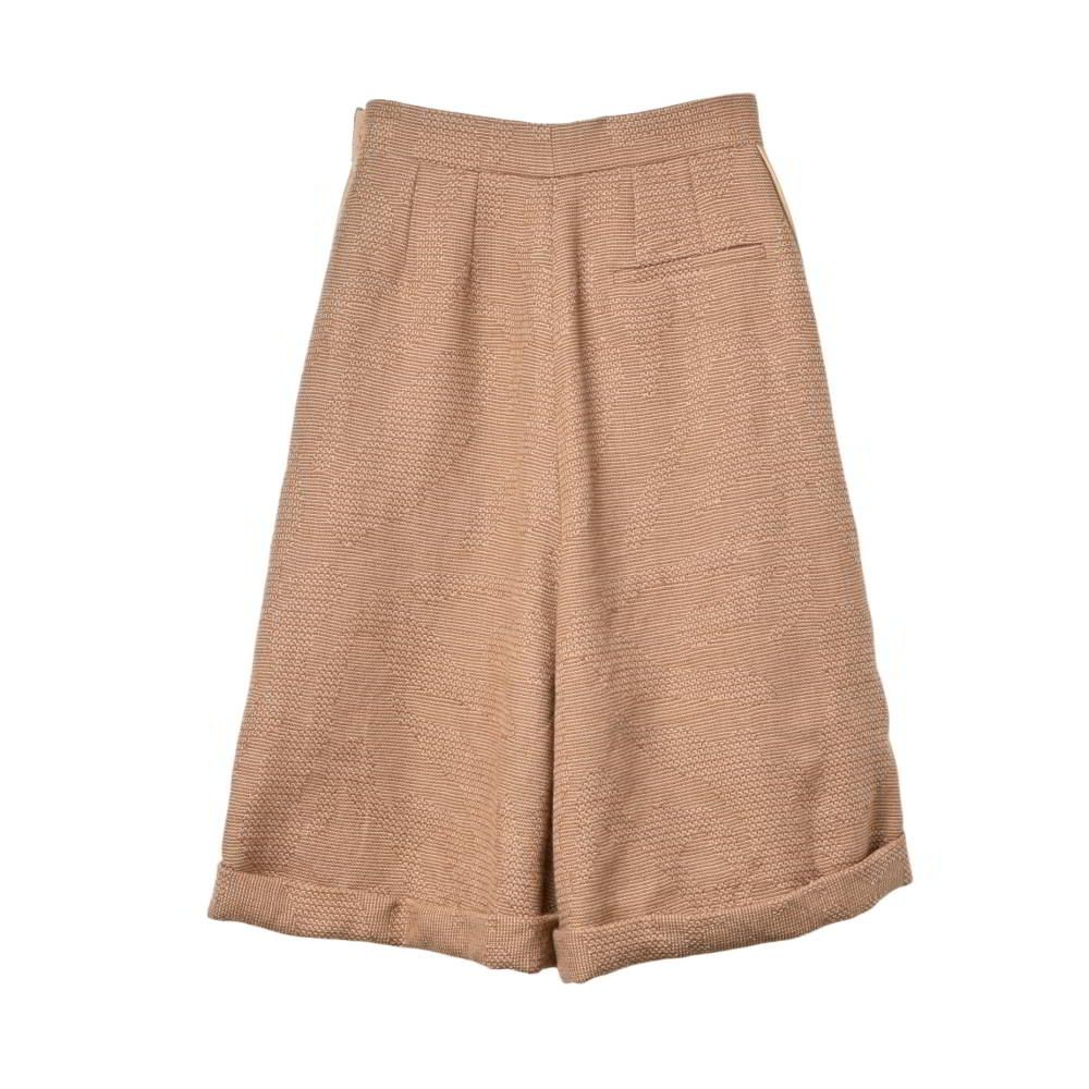 Chloe 編み込み ワイド クロップド パンツ