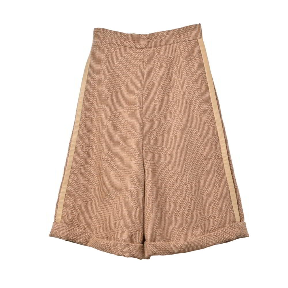 Chloe 編み込み ワイド クロップド パンツ