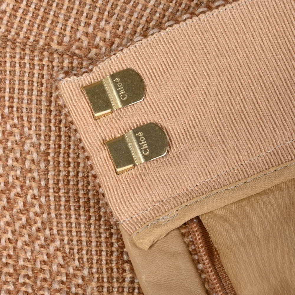 Chloe 編み込み ワイド クロップド パンツ DECORATOM_COM_BR