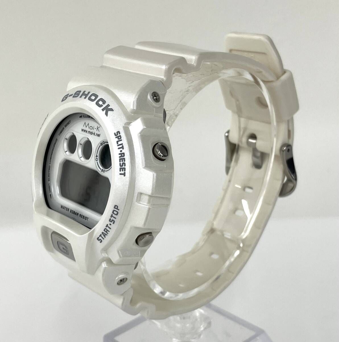 CASIO カシオ G SHOCK ジーショック DW 6900 LV 倉木麻衣 ファンクラブ モデル クォーツ メンズ ホワイト系腕時計