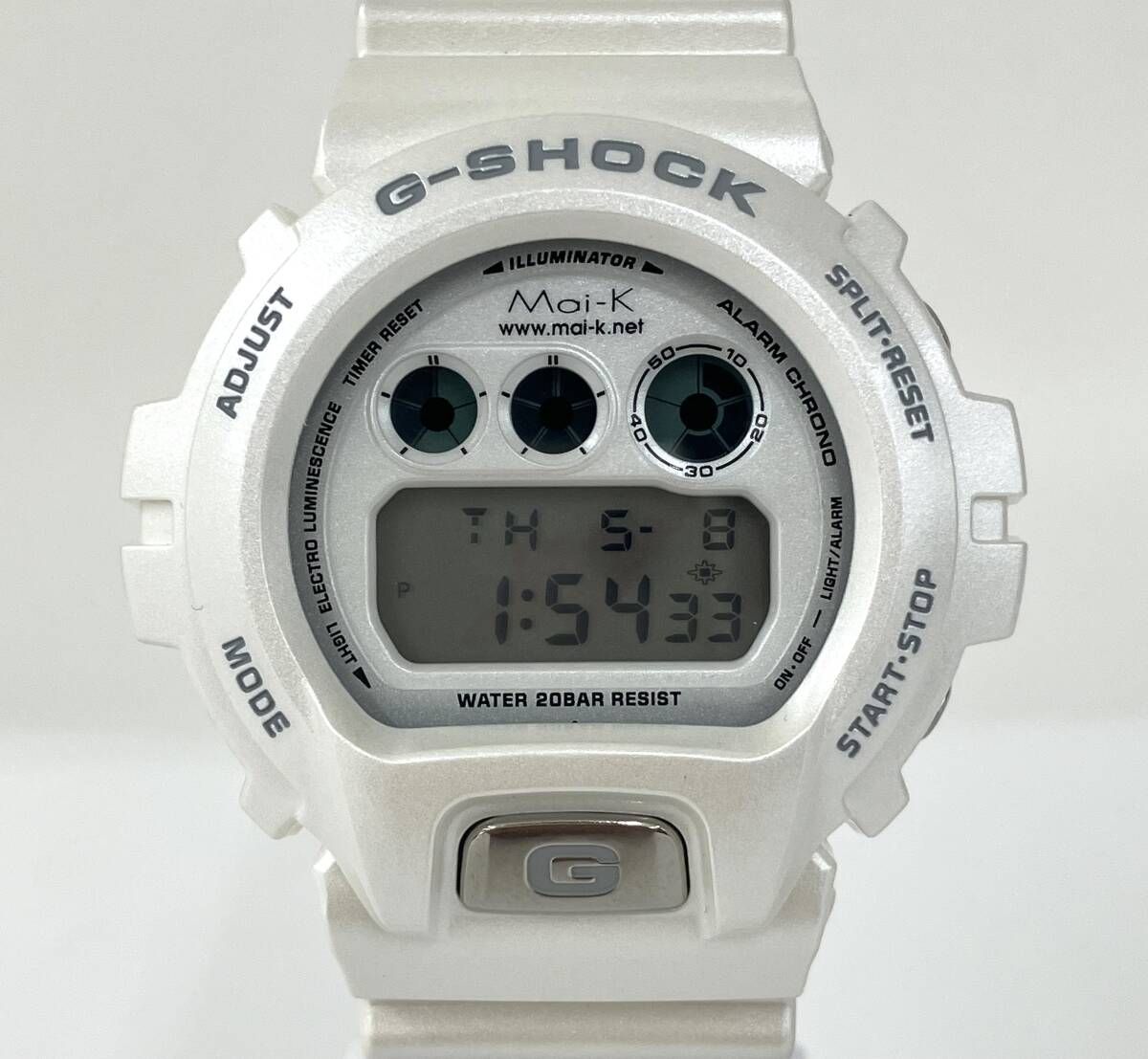 CASIO カシオ G-SHOCK ジーショック DW-6900LV 倉木麻衣 ファンクラブ モデル クォーツ メンズ ホワイト系腕時計