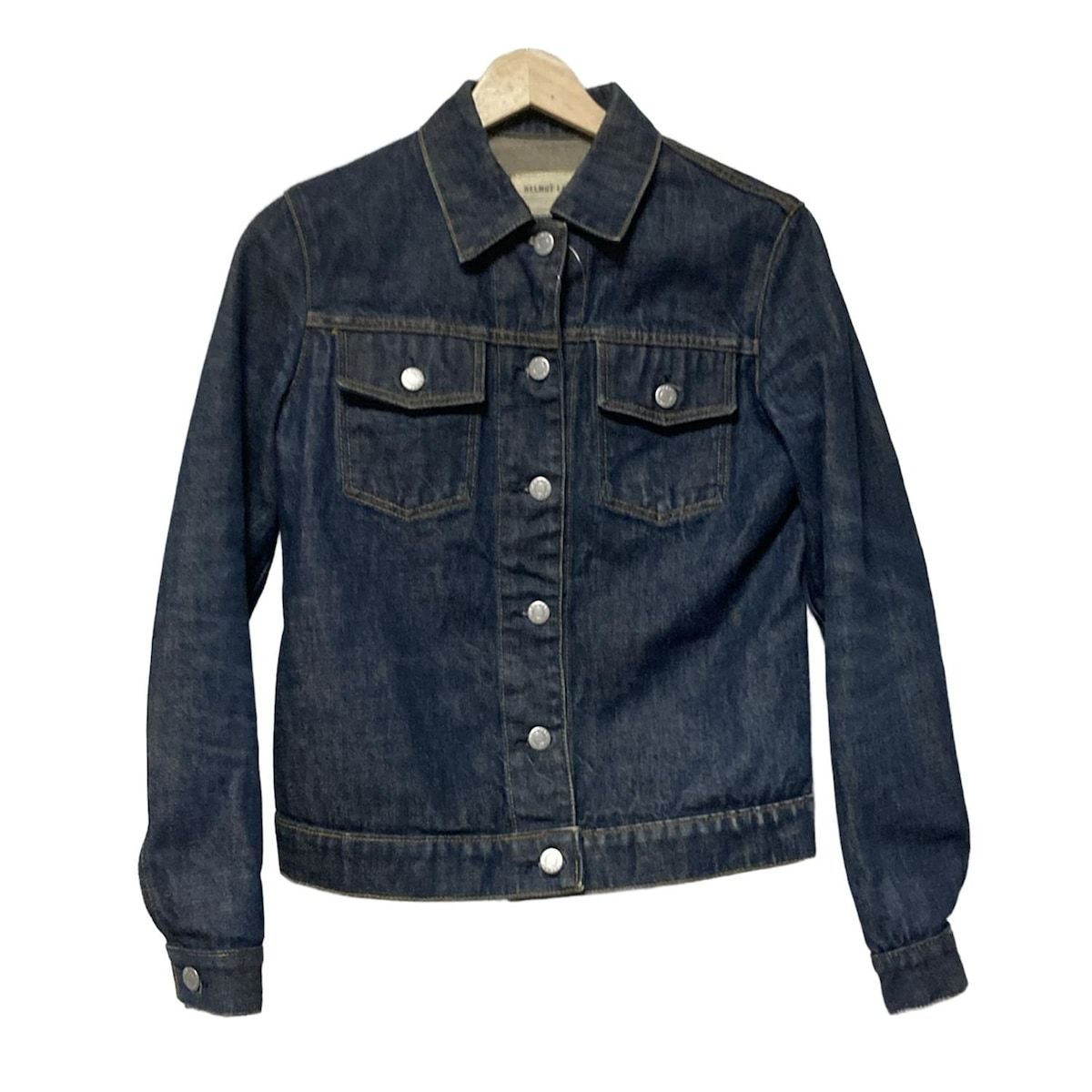 Helmut Lang ヘルムートラング Gジャン サイズ38 M レディース - ネイビー 長袖 春 秋