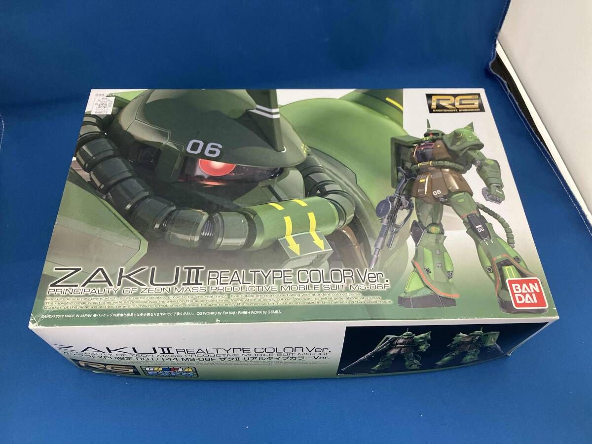 現状品 プラモデル バンダイ 1 144 MS-06F ザクⅡ リアルタイプカラｰVer. RG ｢機動戦士ガンダム｣ EXPO
