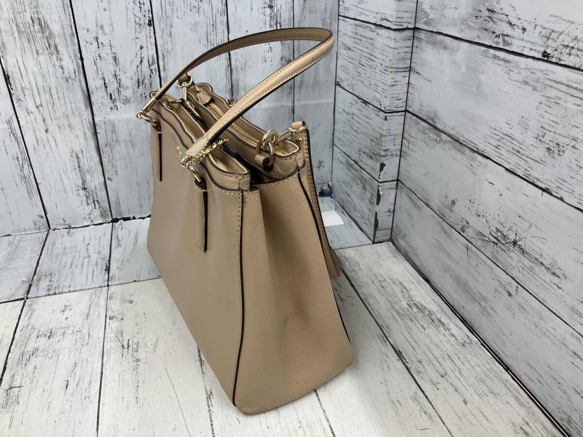 COACH コーチF34673 2wayバッグ ベージュ COACH コーチ 2way  