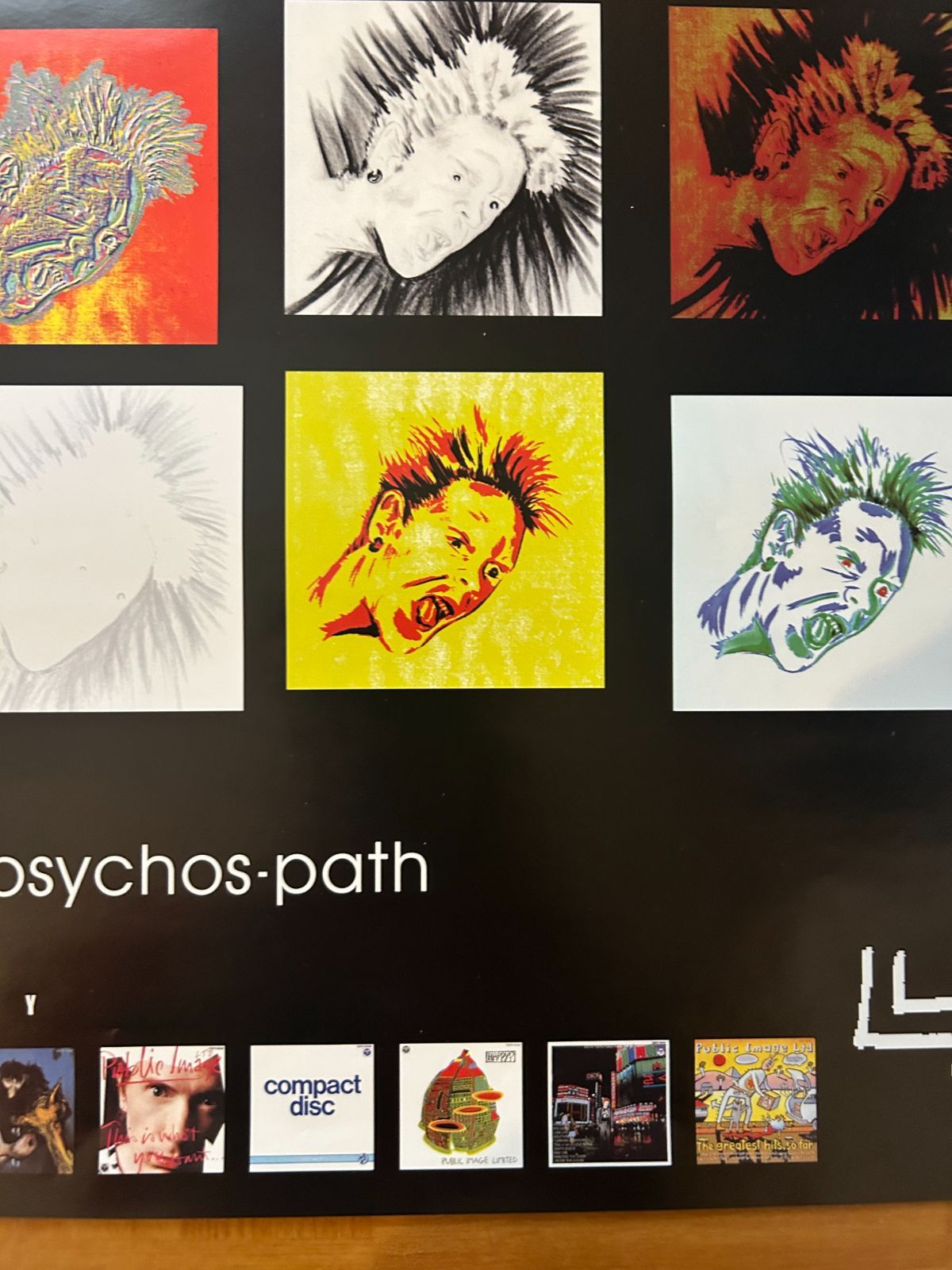 【日本盤】PSYCHO’S PATH JOHN LYDON ポスター付き ジョン・ライドン John Lydon / Psycho's Path 1997年 アルバム