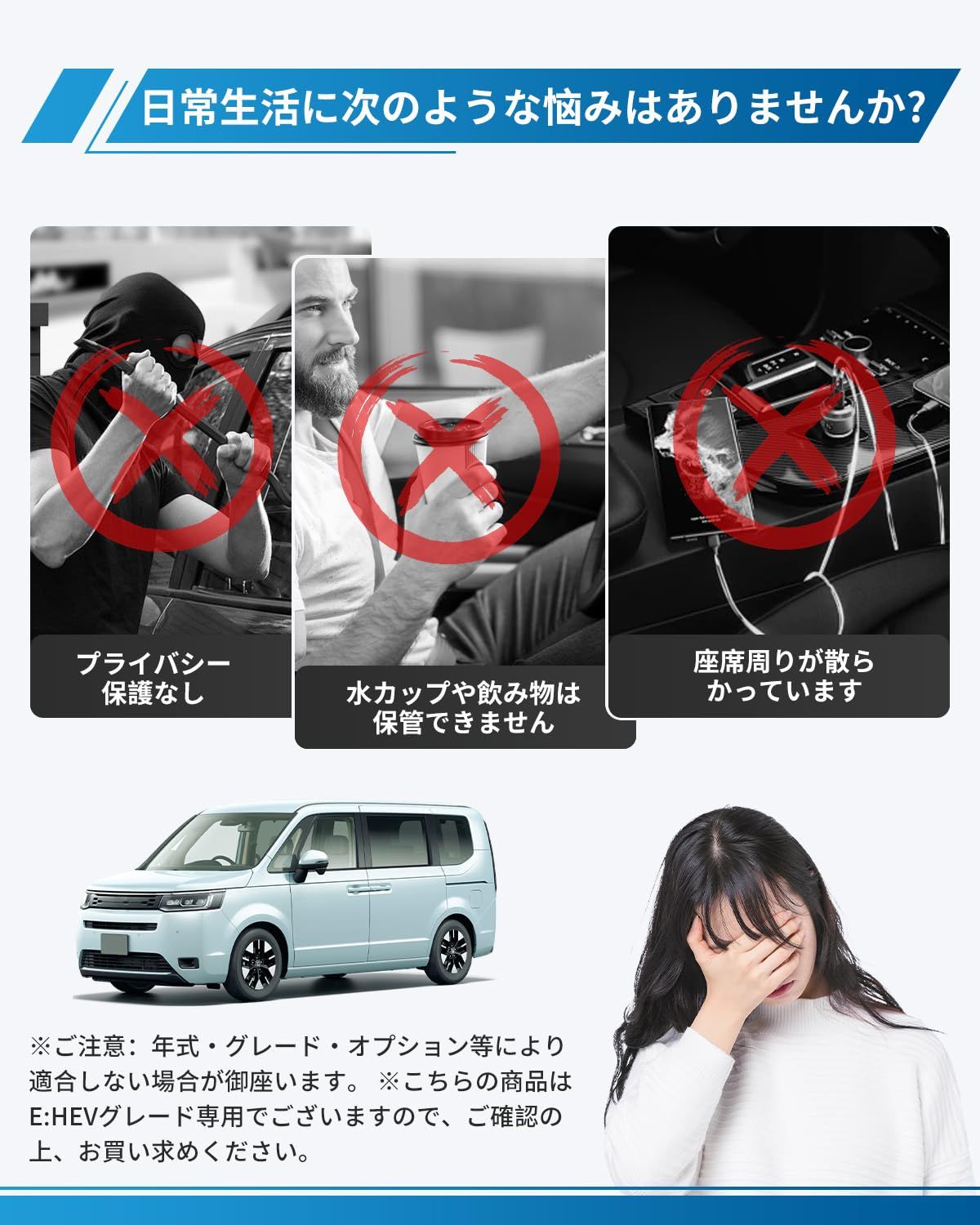 RP8 コンソールボックスカバー