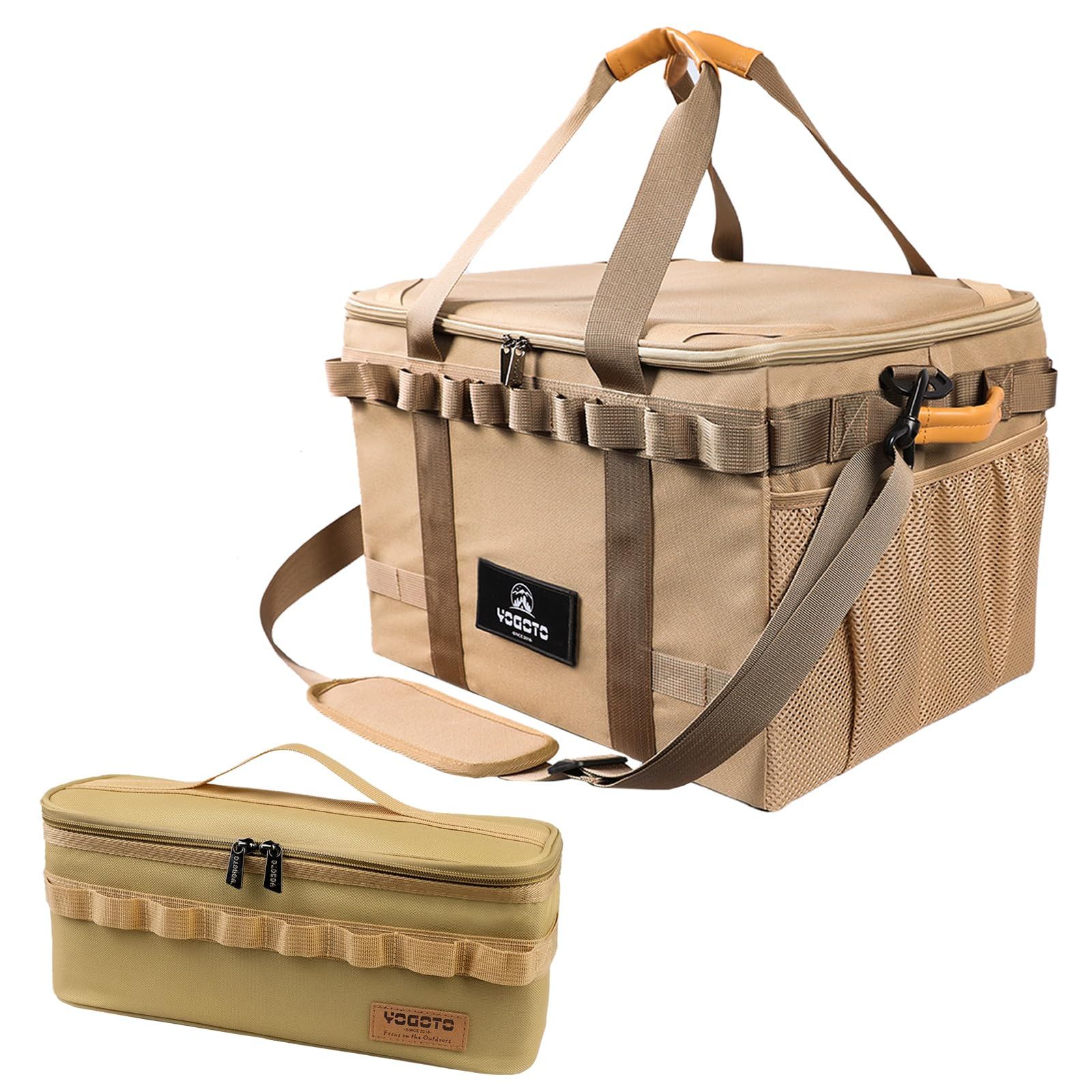 新品 YOGOTO キャンプ 収納ボックス ソフトコンテナ ギアボックス 36L