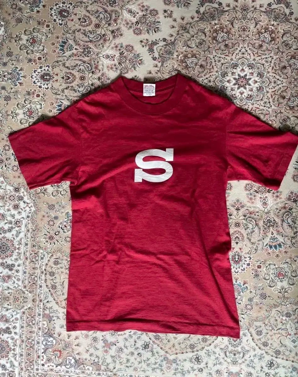 90s STUSSY ステューシー Sロゴ ティーシャツ 半袖 S