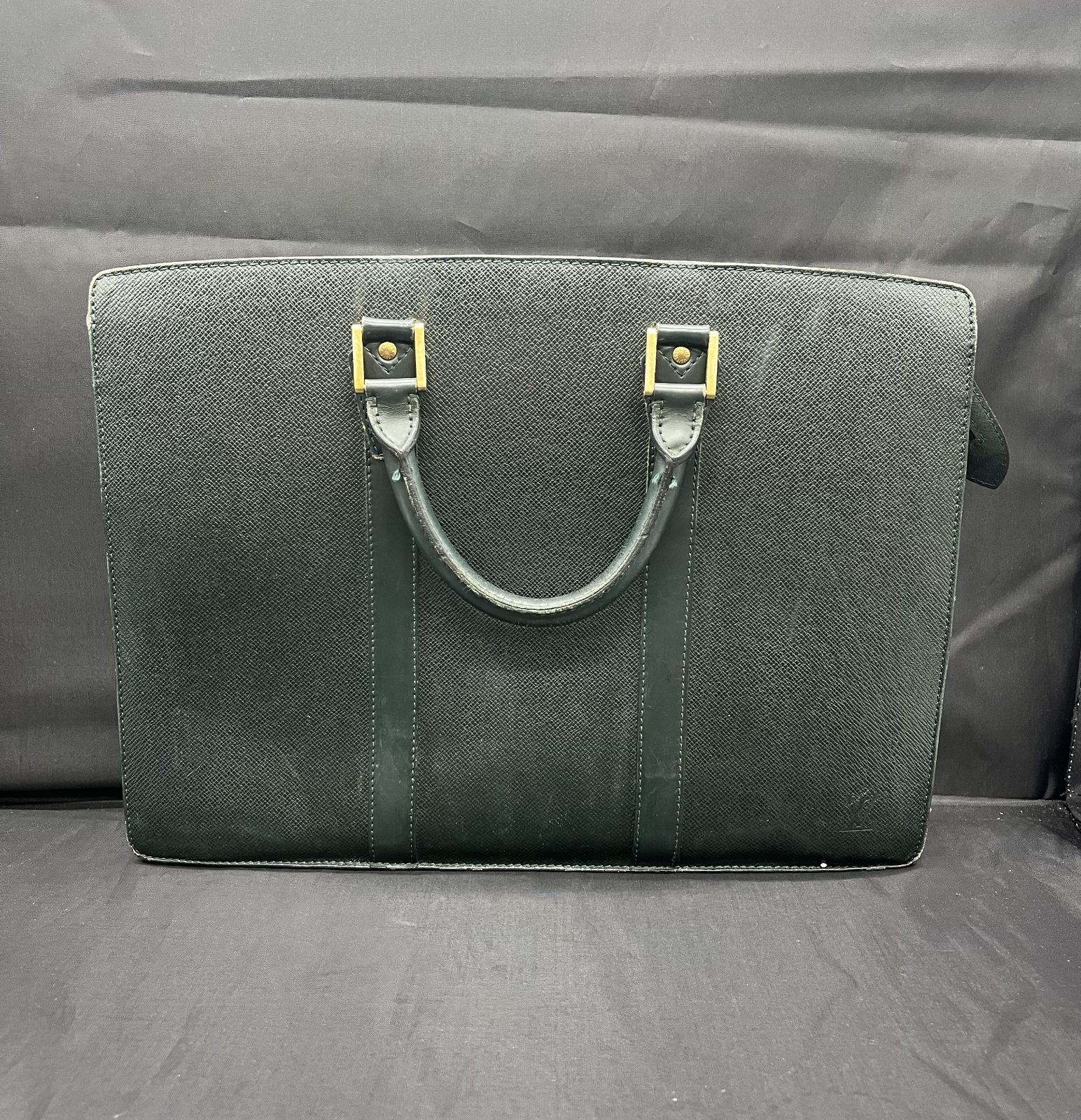 GIANNI CHIARINI 黒 ナイロン ビジネスバッグ トートバッグ GIANNI