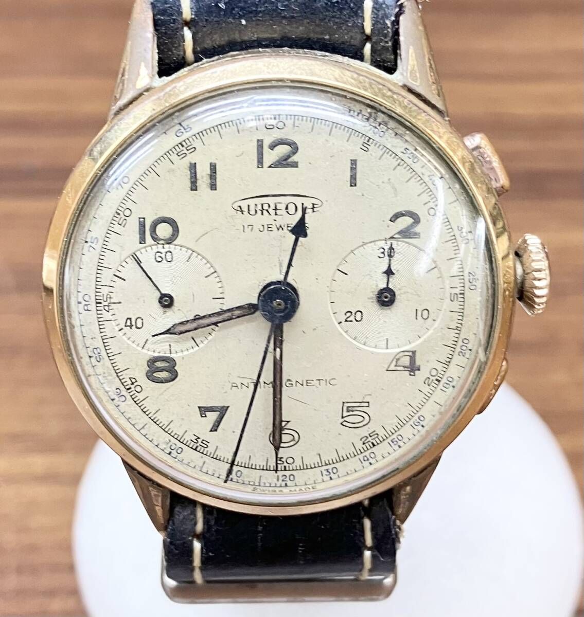 ジャンク ジャンク AUREOLE オレオール アナログ 機械式 手巻 ヴィンテージ 腕時計