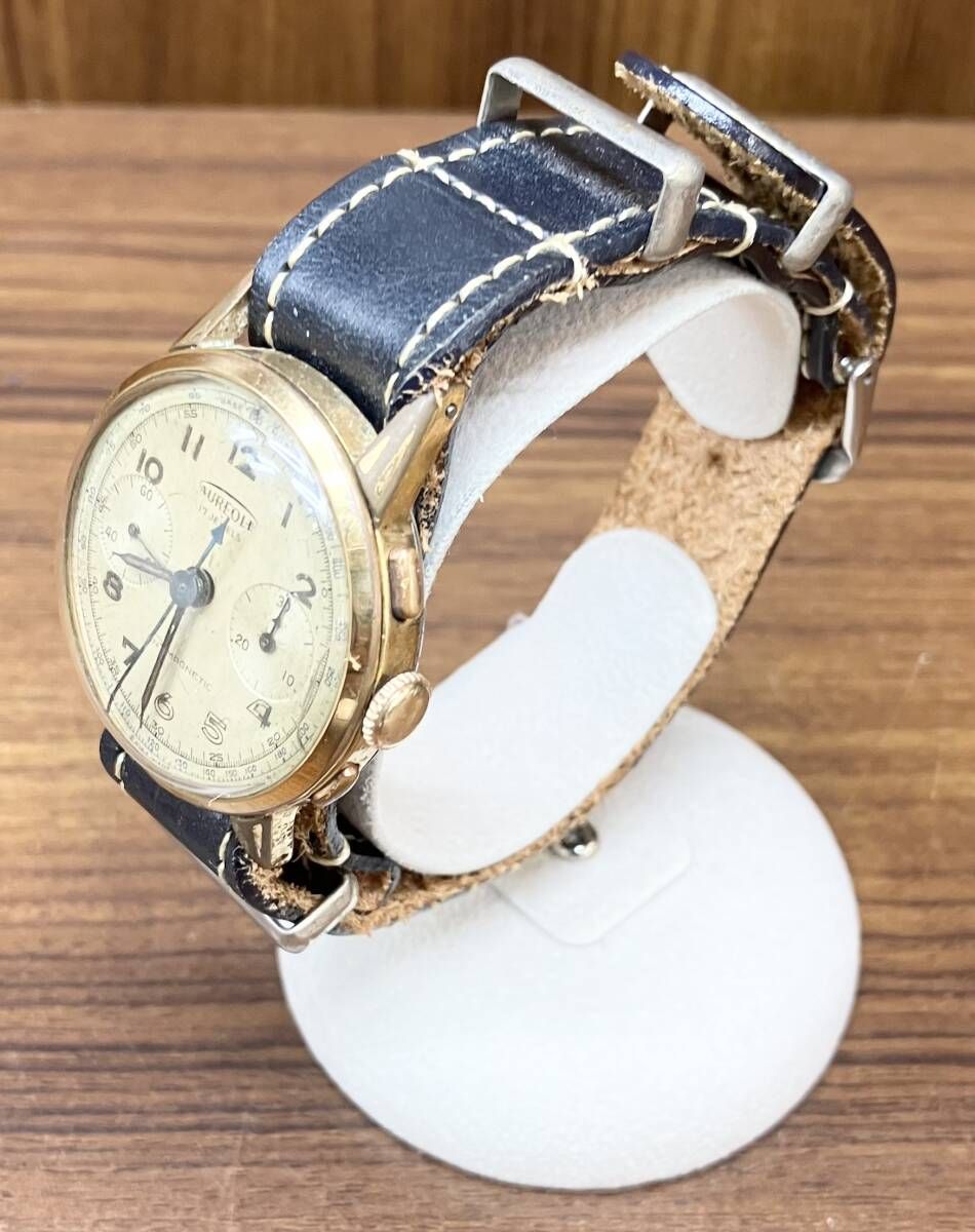 ジャンク ジャンク AUREOLE オレオール アナログ 機械式 手巻 ヴィンテージ 腕時計