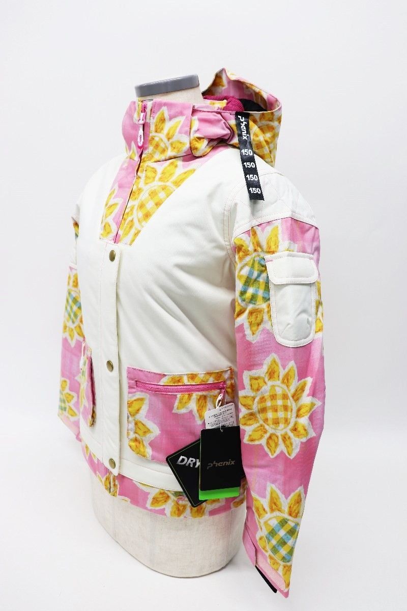 Phenix フェニックス ジュニア スキージャケット 145-155 cm ホワイト×ピンク スポーツ R 2511-002