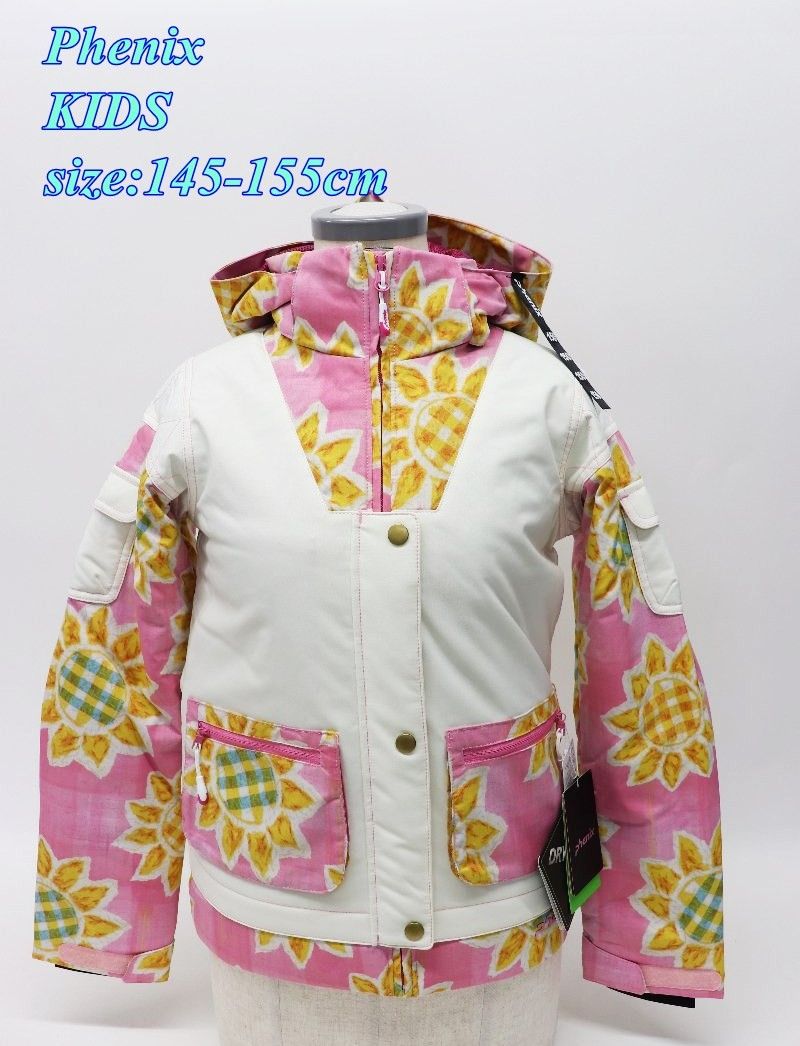 Phenix フェニックス ジュニア スキージャケット 145-155cm ホワイト×ピンク PS6H20T55 スポーツ R2511-002