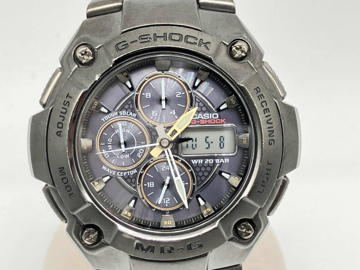CASIO G-SHOCK MRG-7100BJ メンズ 電波ソーラー 文字盤ブラック デジアナ
