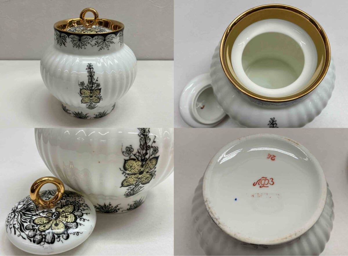  有り ロモノーソフ インペリアル ポーセレン ティーセット その他 日本茶用品 茶器