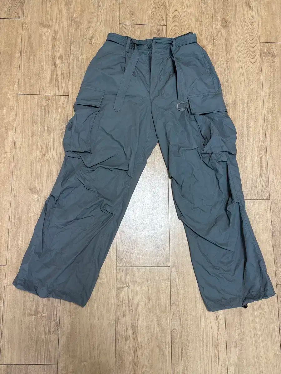 ANOTHER OFFICE アナザーオフィス ベルト付き パラシュート パンツ