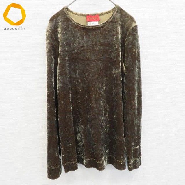 ケンゾー KENZO カットソー トップス ベロア a969865