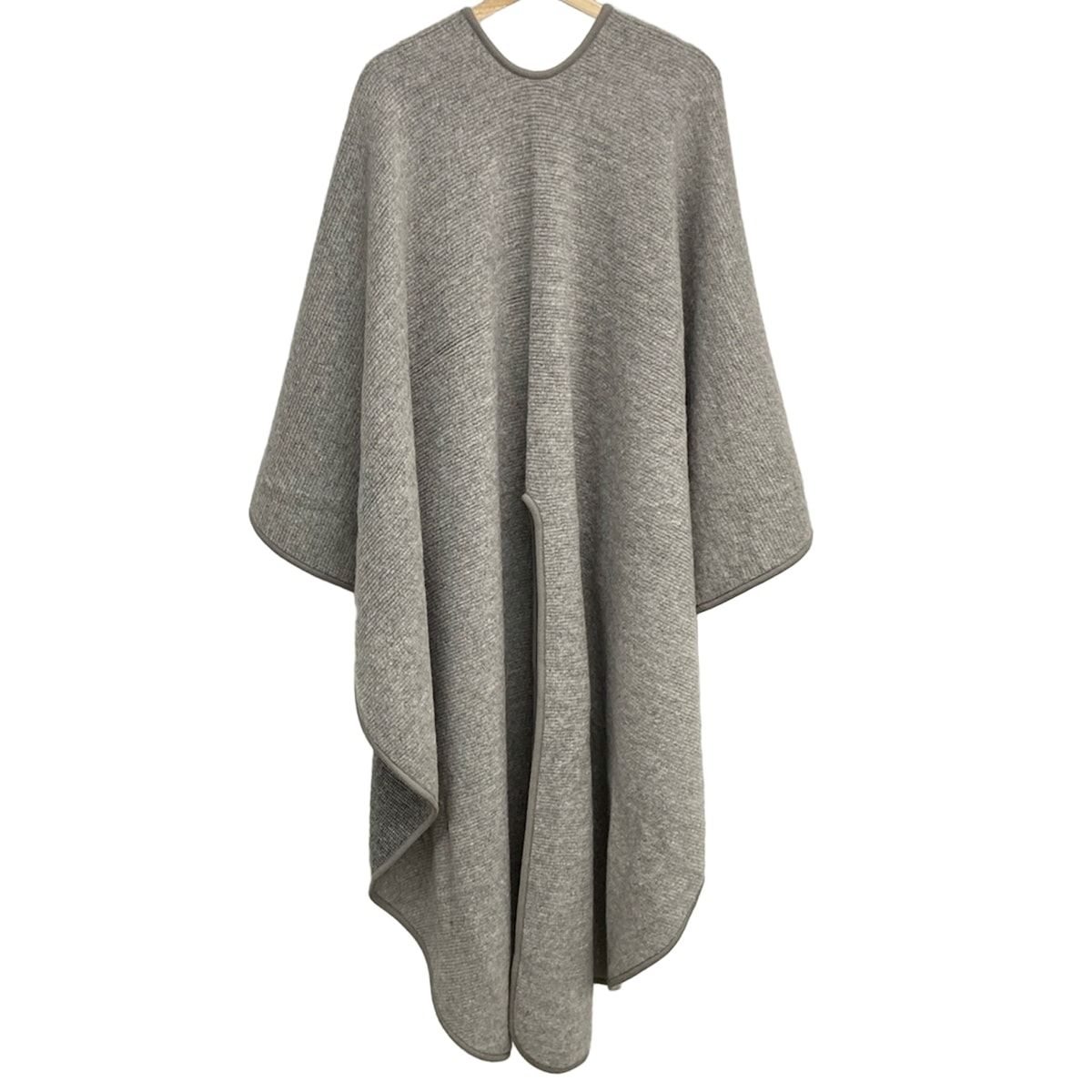 ISSEYMIYAKE イッセイミヤケ ストール ショール - グレー コットン