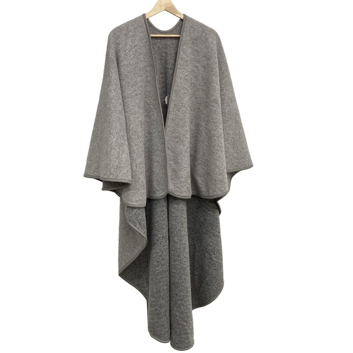 ISSEYMIYAKE イッセイミヤケ ストール ショール - グレー コットン