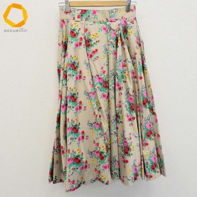 ケンゾー KENZO ヴィンテージ スカート フ ロング 花柄 総柄 a970034 GULLKHAN_COM