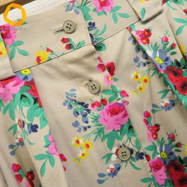 ケンゾー KENZO ヴィンテージ スカート フ ロング 花柄 総柄 a970034