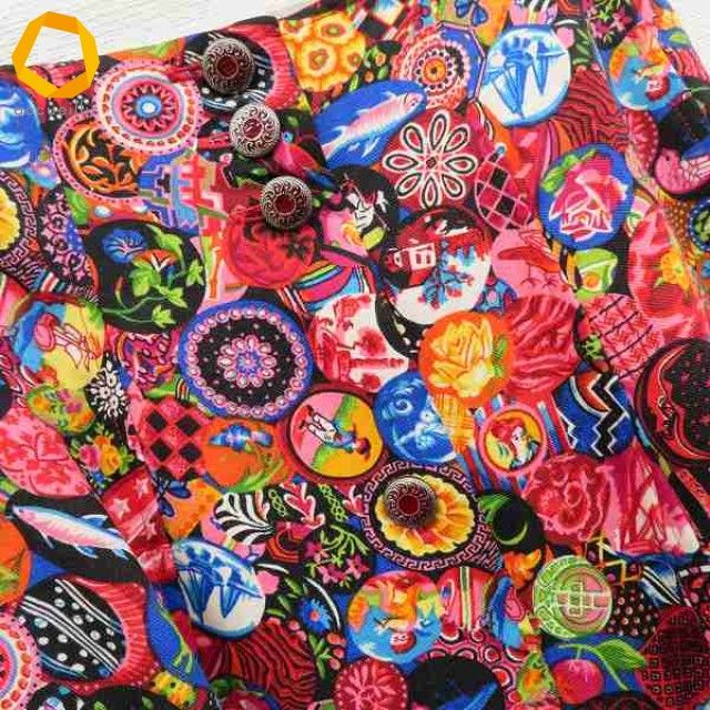 ケンゾー KENZO ヴィンテージ スカート フ ロング 総柄 a970037