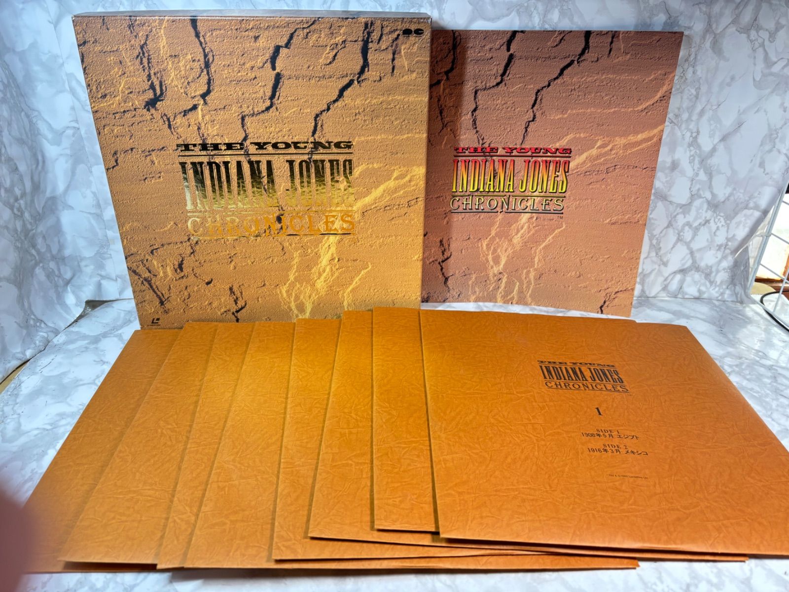 インディ ジョーンズ 若き日の大冒険 レーザーディスク テレカ無し LD BOX クロニクルズ