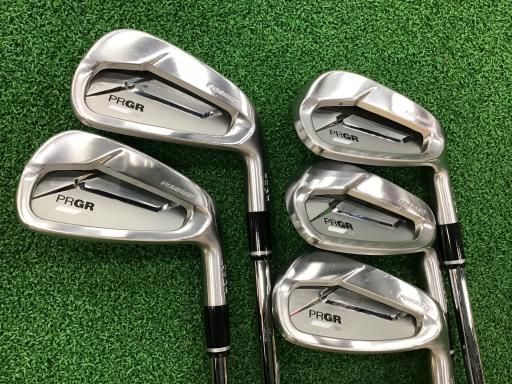 中古】 プロギア PRGR 03 5S アイアンセット IR スペックスチールIII