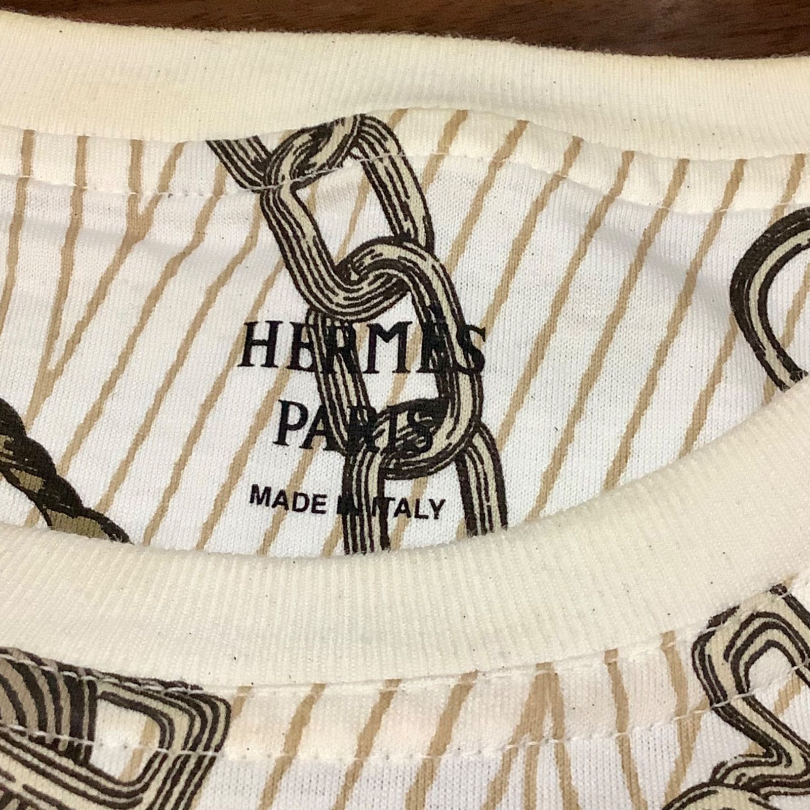  エルメス HERMES 24 SS カレイドスコープ エフェクト Tシャツ カットソー 半袖 34 レディース I 1016 T 44 半袖(Tシャツ) Tシャツ カットソー