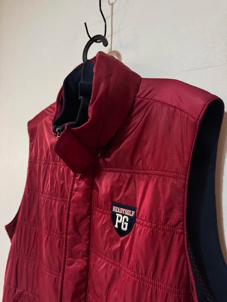 パーリーゲイツ レッド ダウン ベスト