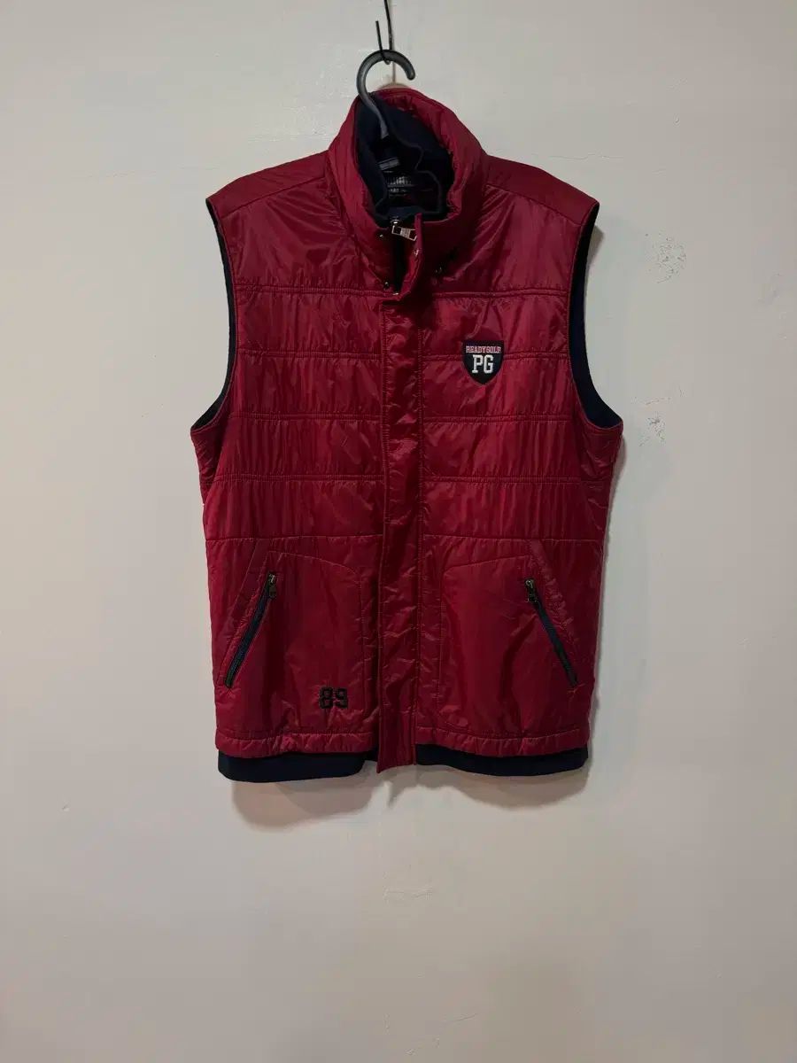パーリーゲイツ レッド ダウン ベスト