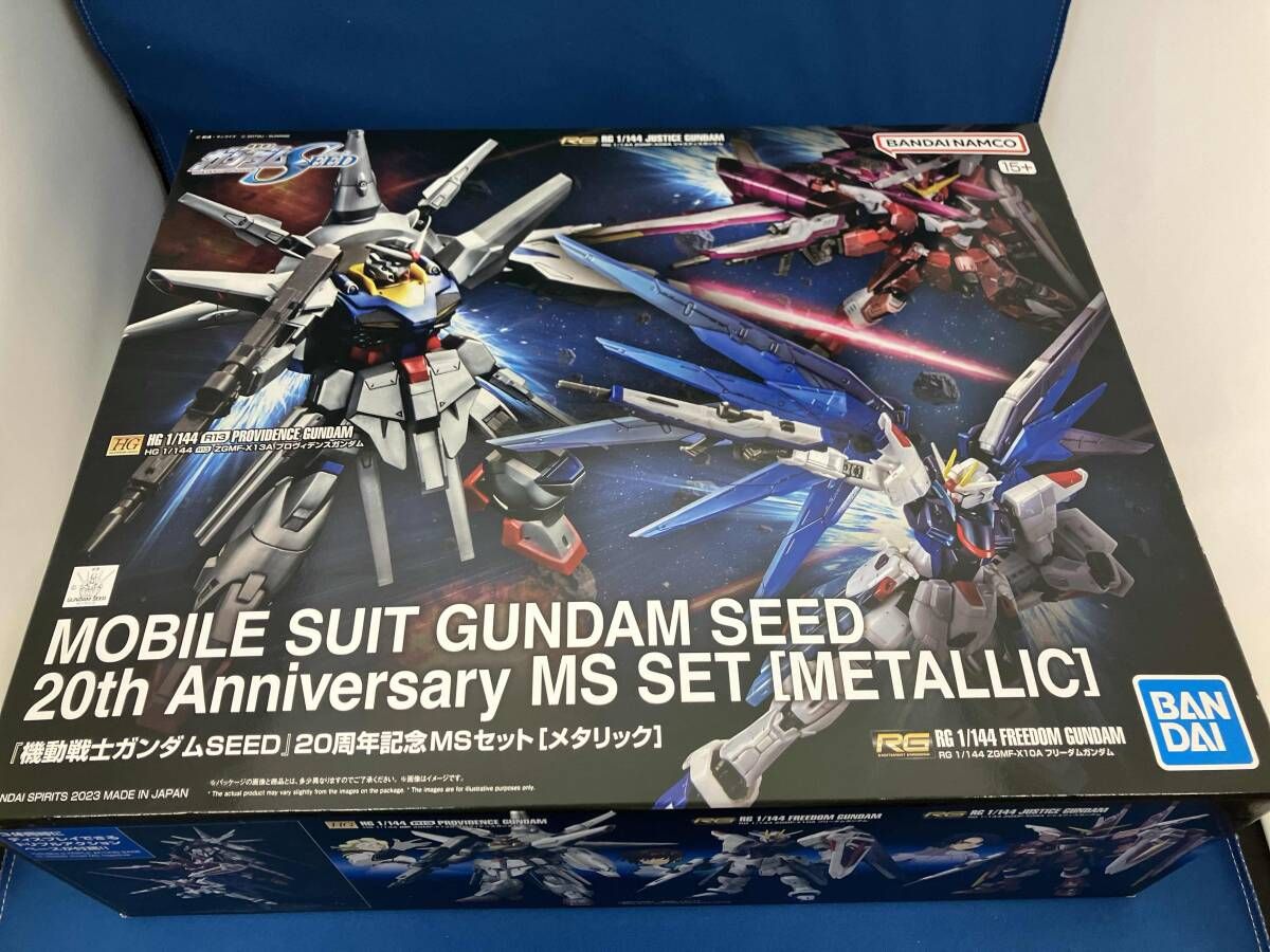 現状品 プラモデル バンダイ 機動戦士ガンダムSEED 20周年記念MSセット メタリック