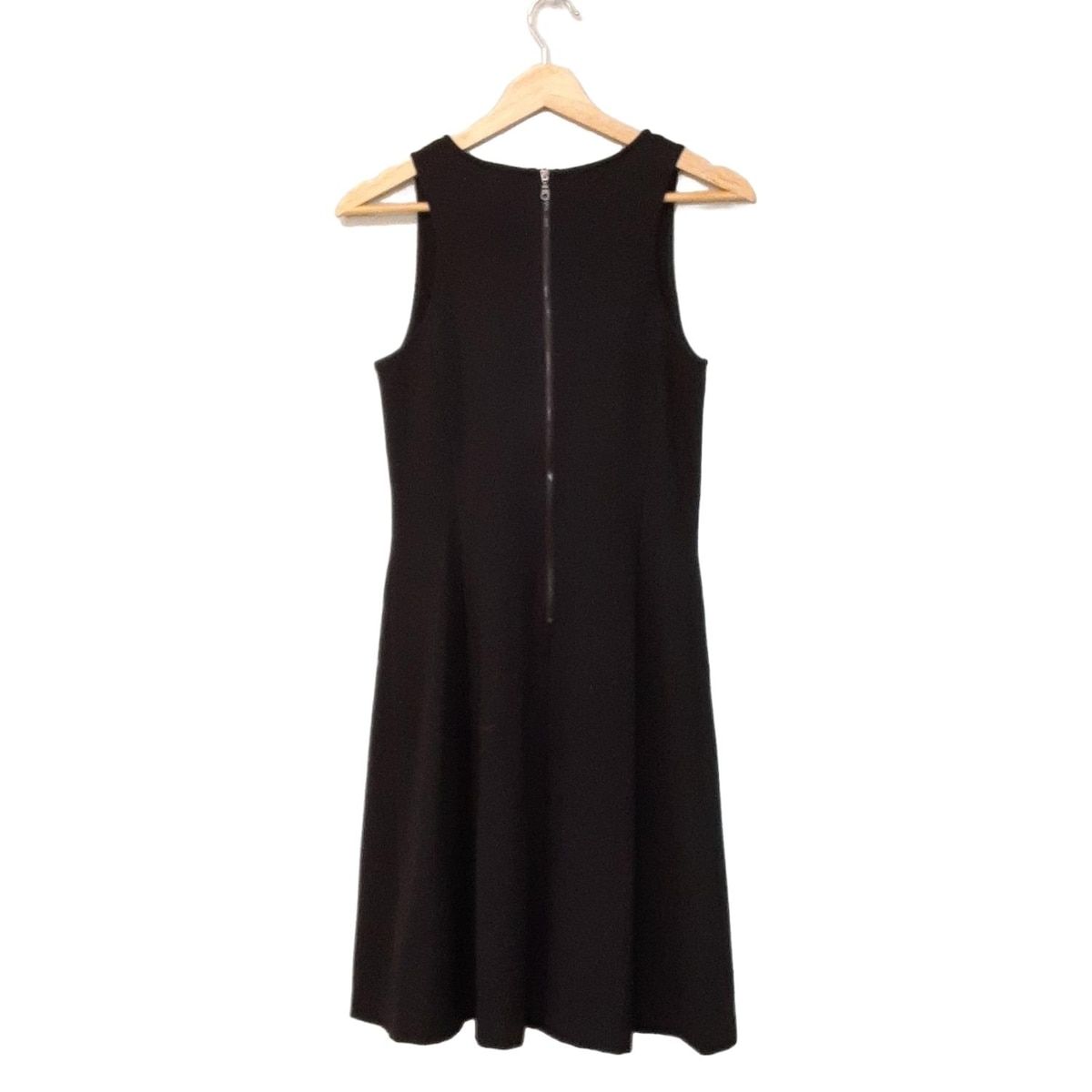 DKNY ダナキャラン ワンピース サイズ0 XS レディース - 黒 ノースリーブ ひざ丈