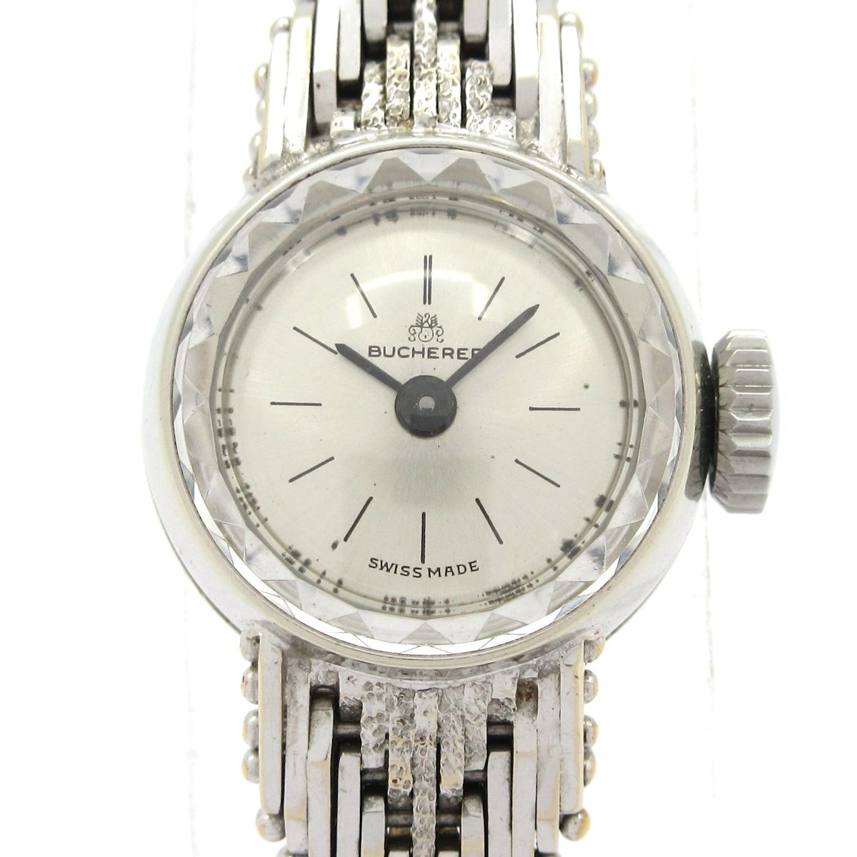 BUCHERER ブッフェラー 腕時計 - レディース K18WG 金無垢 アンティーク シルバー