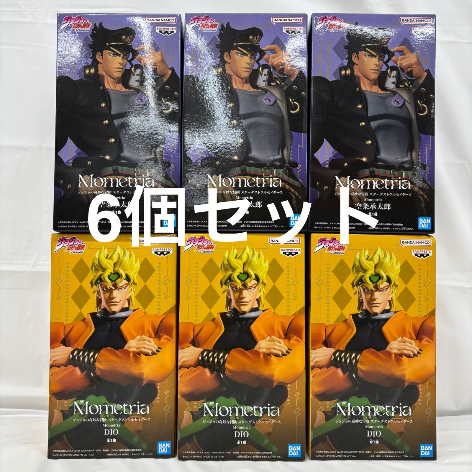 ジョジョの奇妙な冒険 Mometria フィギュア 6個セット 空条承太郎 DIO LFJ170 f101