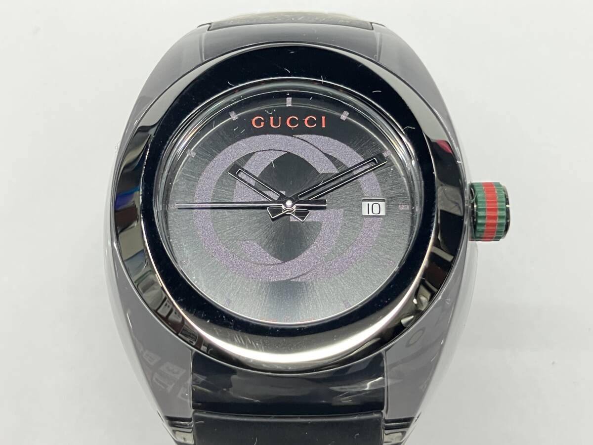 ジャンク ジャンク 稼働品 GUCCI グッチ 137.1 電池式 クォーツ 腕時計 時計