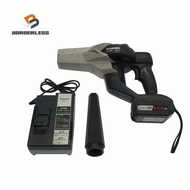 品 Panasonic パナソニック 14.4V 18V 工事用 充電ブロワ EZ37A1 本体 バッテリー1個 18V 4.2Ah 117580