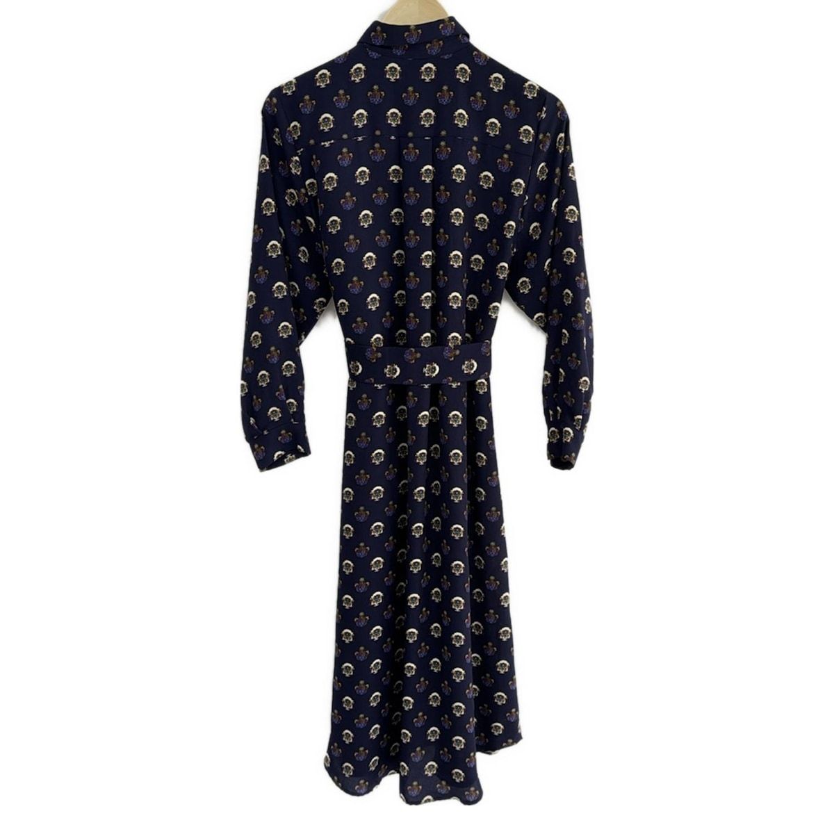 Grace Class グレースクラス ワンピース サイズ36 S レディース - ダークネイビー×パープル×マルチ