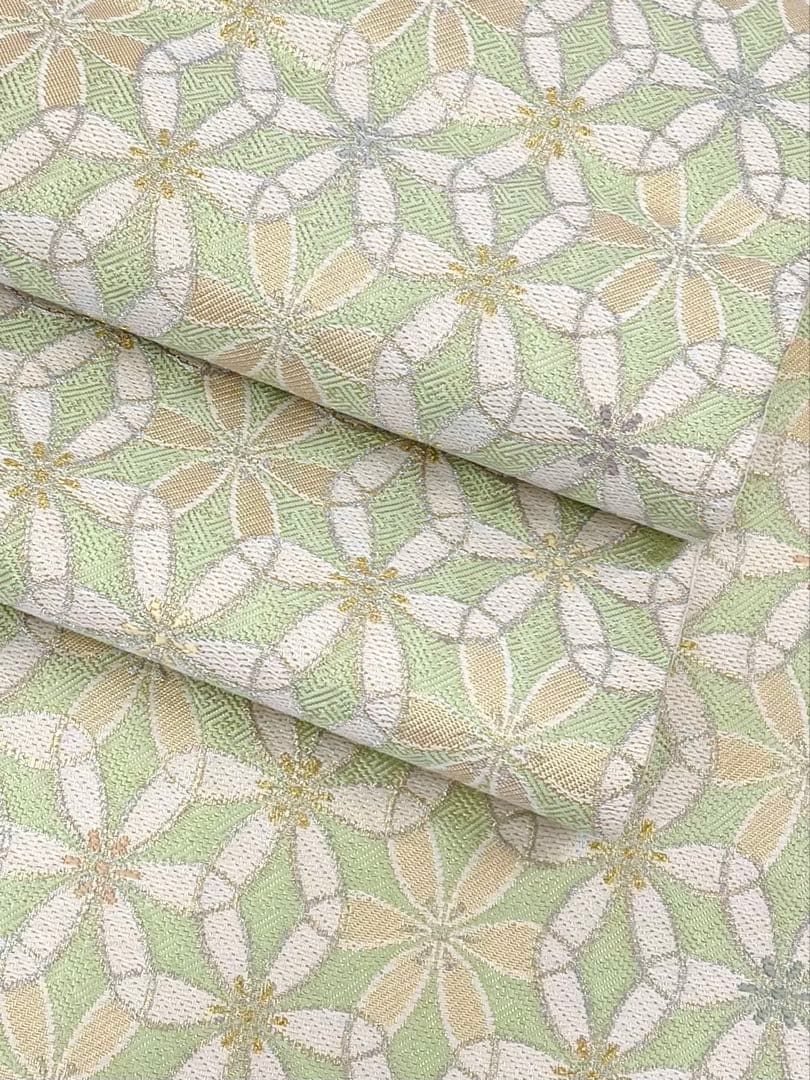 西陣織 丸勇 袋帯 正絹 六通 ガード加工済 D073