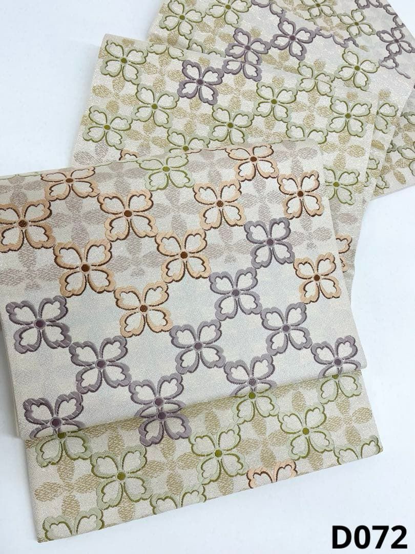 こむさでもーど 袋帯 正絹 六通 D072