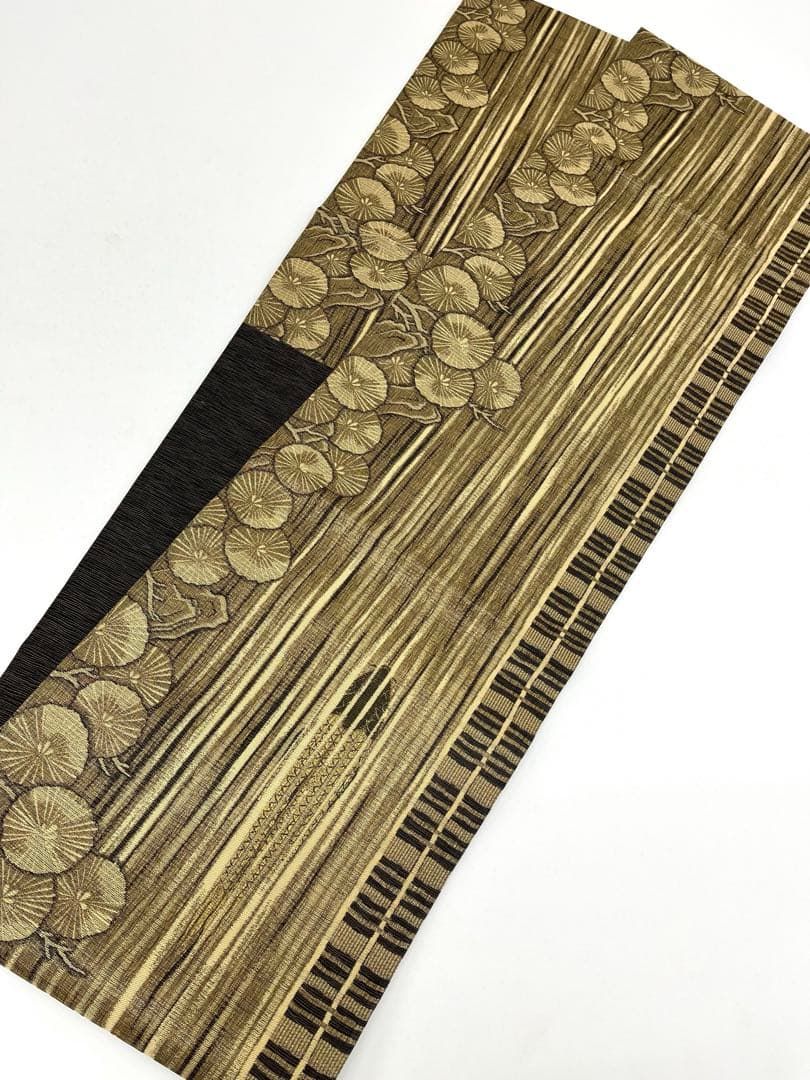 袋帯 鯉の滝登り