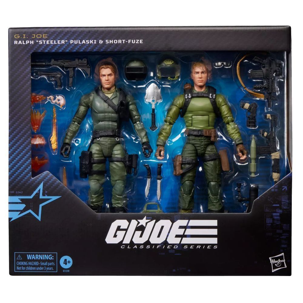GIジョー G.I.ジョー ラルフスティーラー プラスキ ショートフューズ G.I. Joe Classified Series Ralph Steeler Pulaski and Short Fuze 181 2-Pack