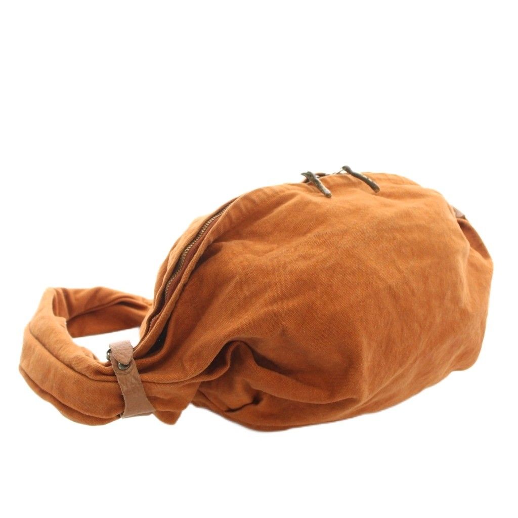 キャピタル kapital スナフキンバッグ ボディバッグ キャンバス オレンジ YT