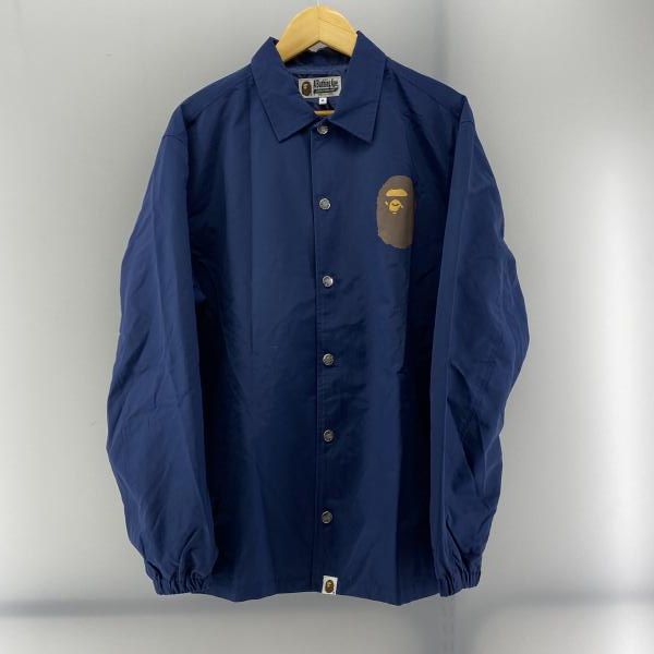 A Bathing Ape ナイロンコーチジャケット ネイビー size M アベイシングエイプ 24