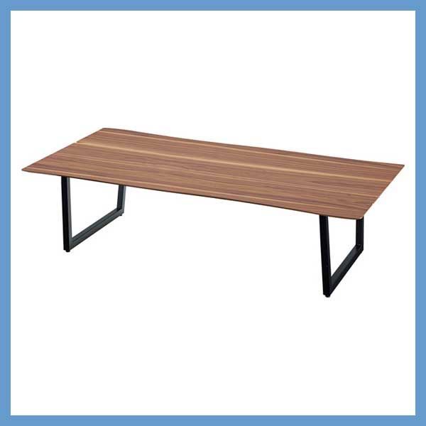 天然木化粧繊維板の座卓 センターテーブル 約W150×D80×H36cm No.93 ウォルナット