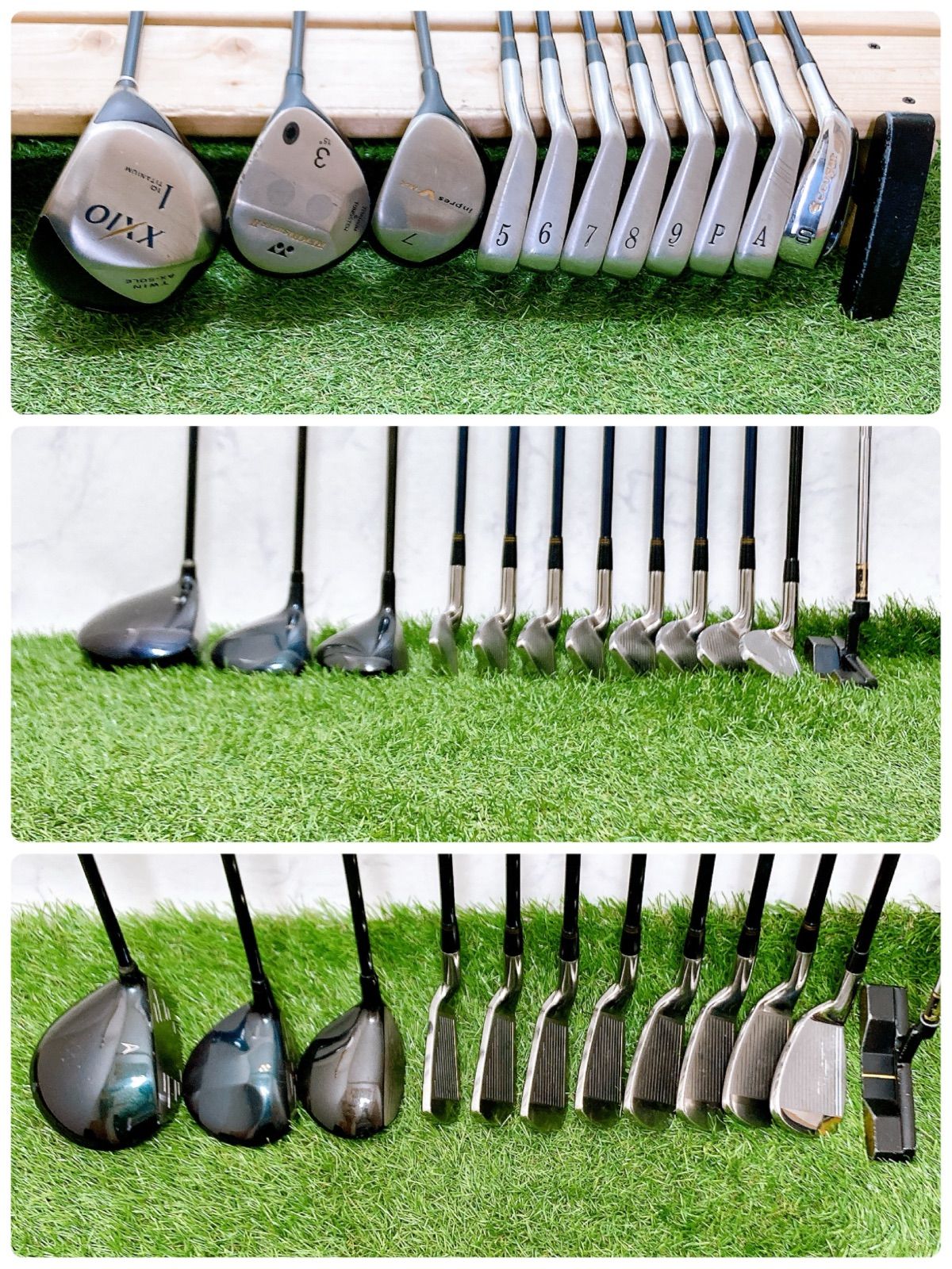 M3 ゼクシオ 初心者オススメ ゴルフクラブセット メンズ 12本 M3