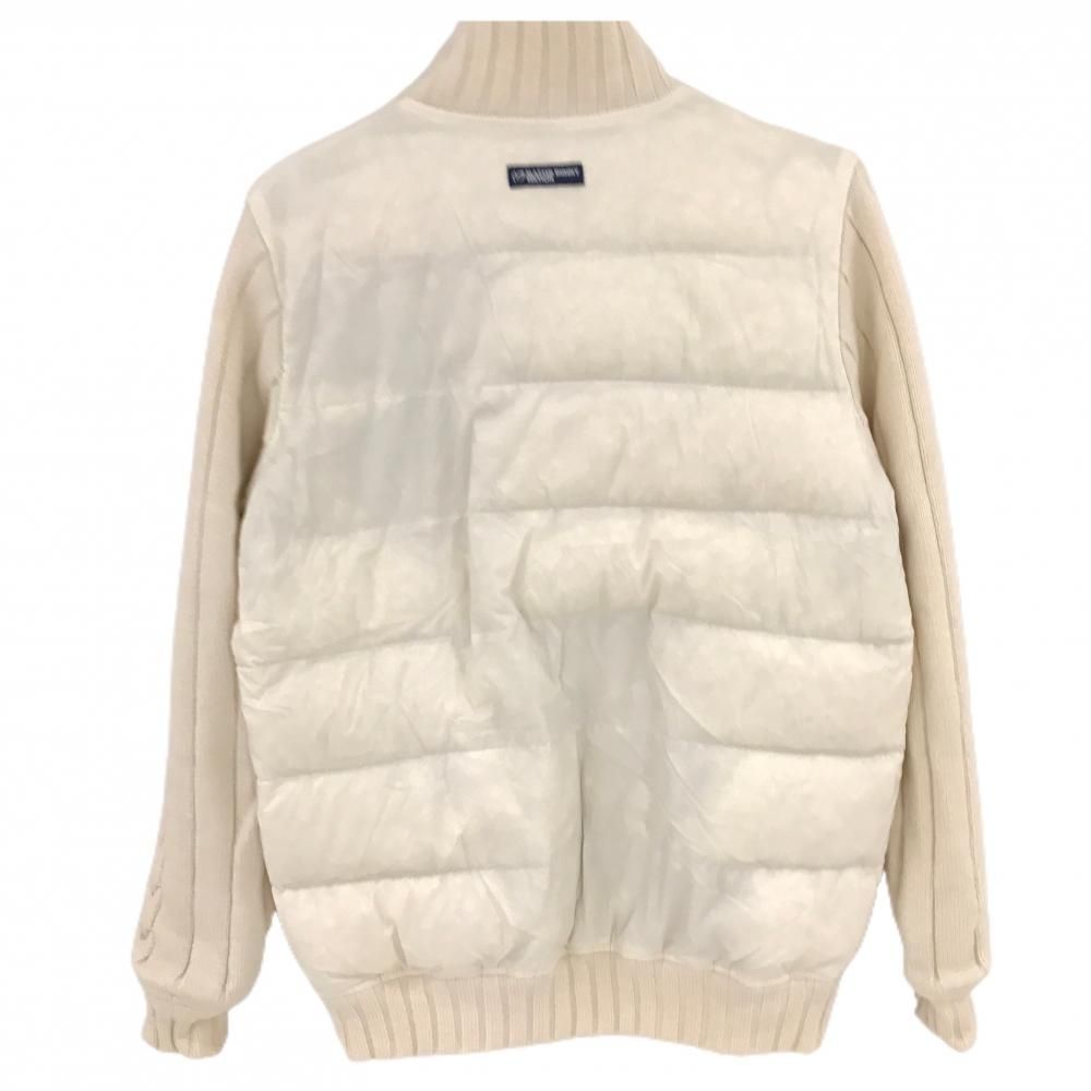 マスターバニー ダウンジャケット アイボリー 袖ニット メンズ 5 L ゴルフウェア MASTER BUNNY EDITION